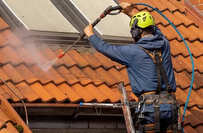 Démoussage et hydrofuge de toiture à Fage-Montivernoux
